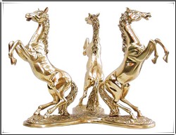 鎏金阿波羅戰車雕塑