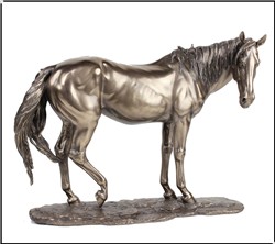黃金馬銅雕塑